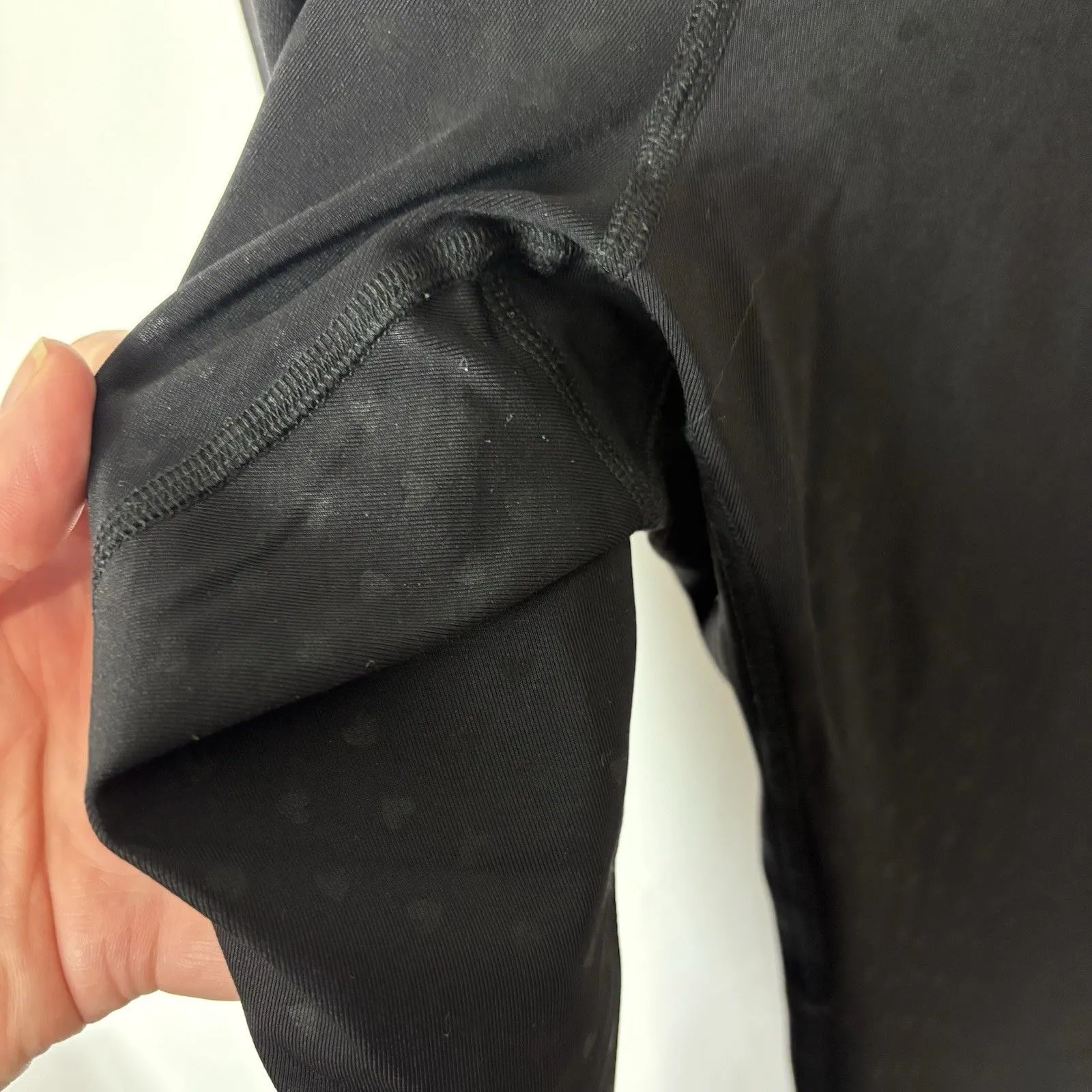 Beyond Yoga Hearts PowerShine High Waisted Black Midi Legging Women Plus Size 1X - Image 6