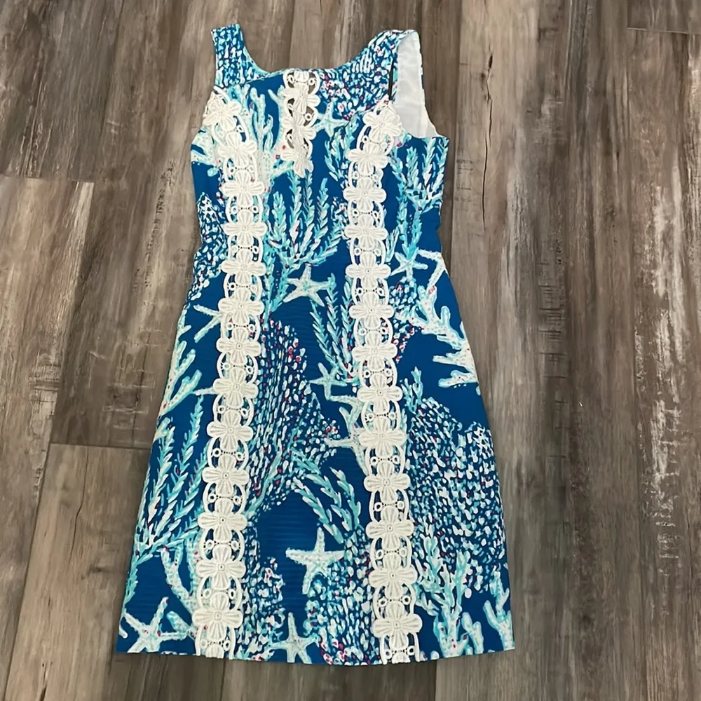 Lilly Pulitzer  Brewster Blue Good Reef Ember Shift - Image 6
