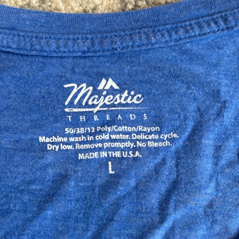 Majestic Threads Women's Chicago Cubs Javier Baez V-Neck T-Shirt - Image 3