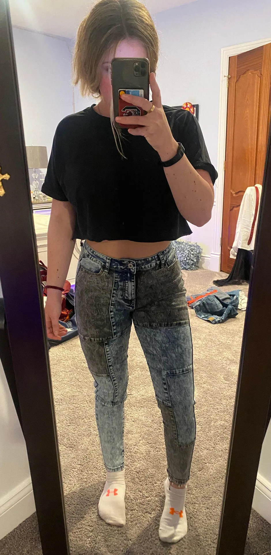 Multi color skinny jeans Multiple - Image 4