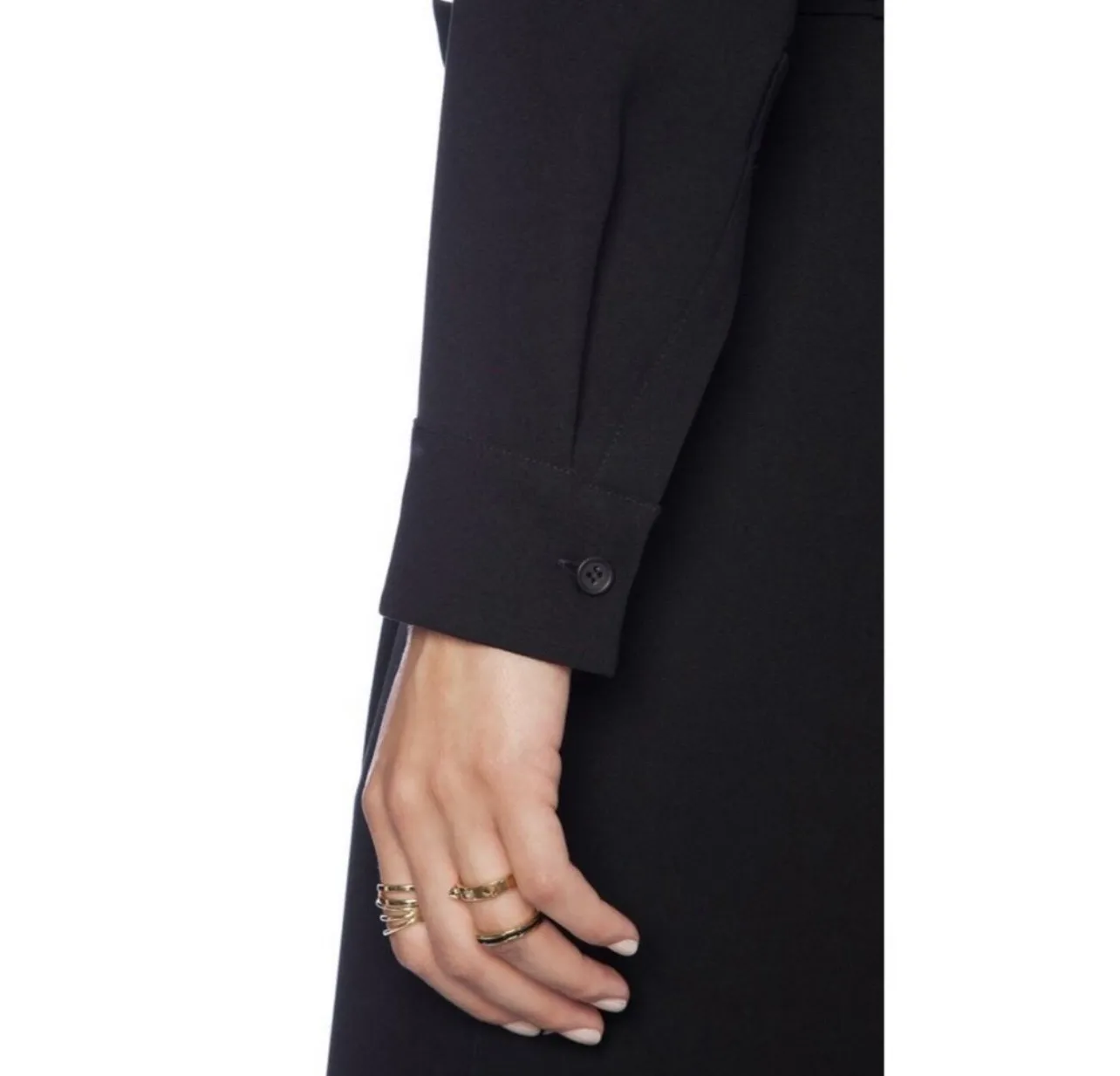 Vince . Button Down Black Jumpsuit - Image 4