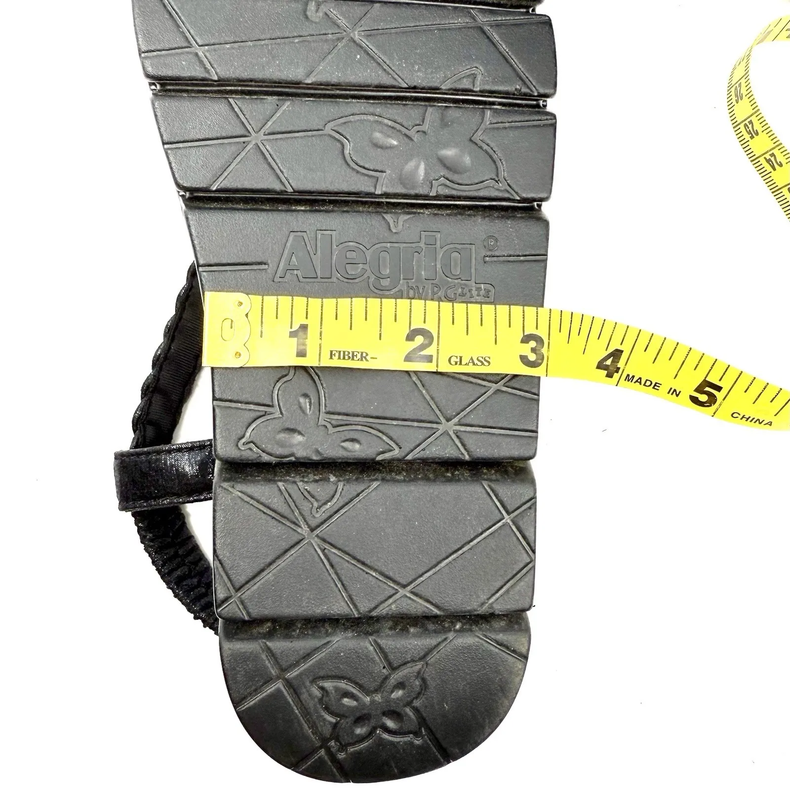 Alegria‎ ROZ-101 Black Jeweled Sandals Size 36 EU / US 6 Slip-On Comfort Wedge - Image 14