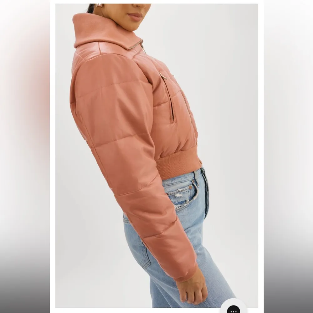 NWT LAMARQUE Livia Cropped Jacket in Old Rose - Image 9