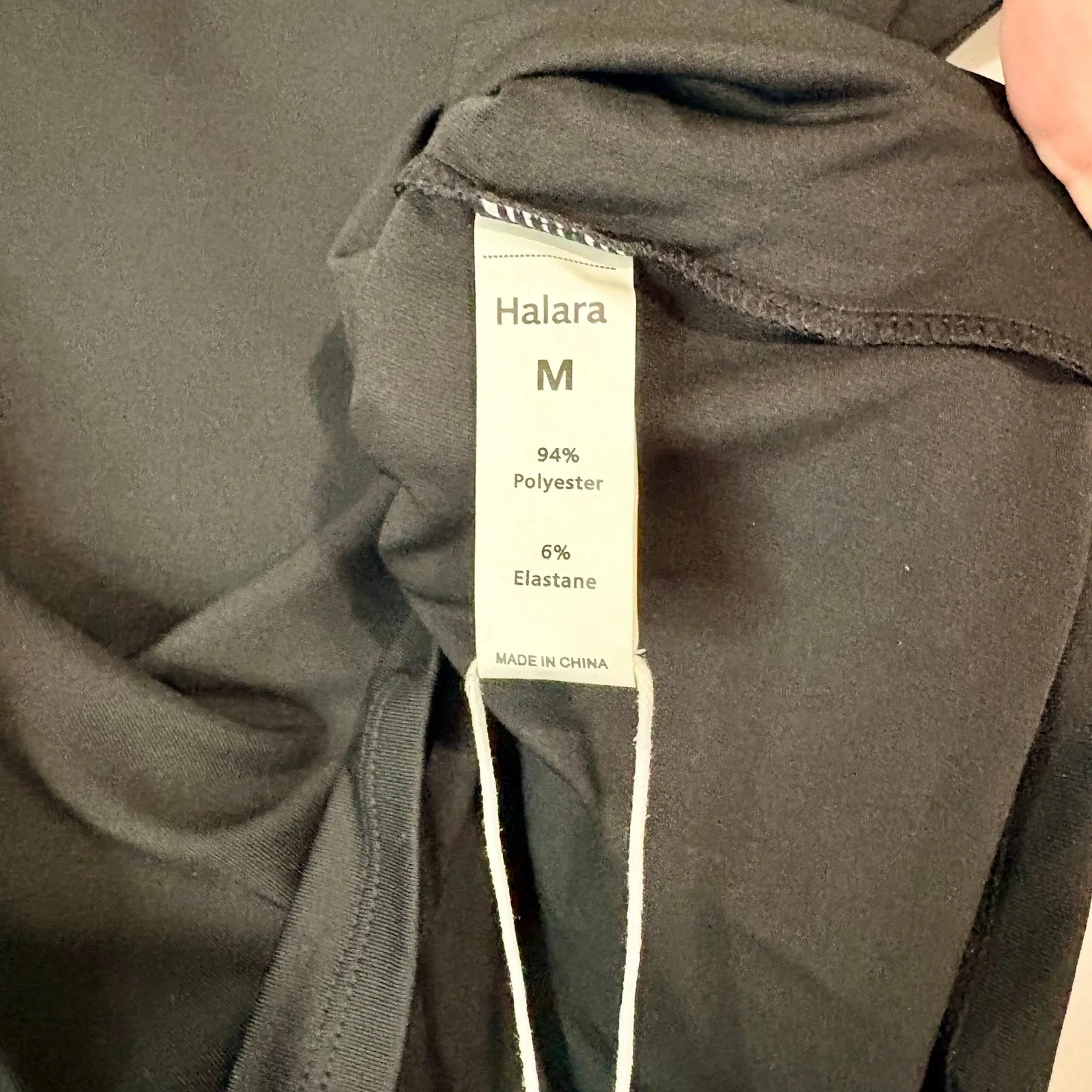 Halara Women’s Lace Trim Casual Tank Top Black Size Medium NWT Summer Basic - Image 4