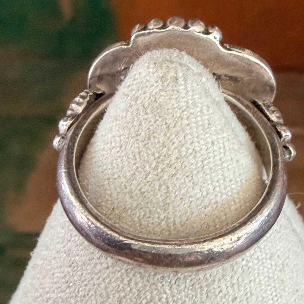 Sterling Silver Vintage Turquoise Ring - Image 3