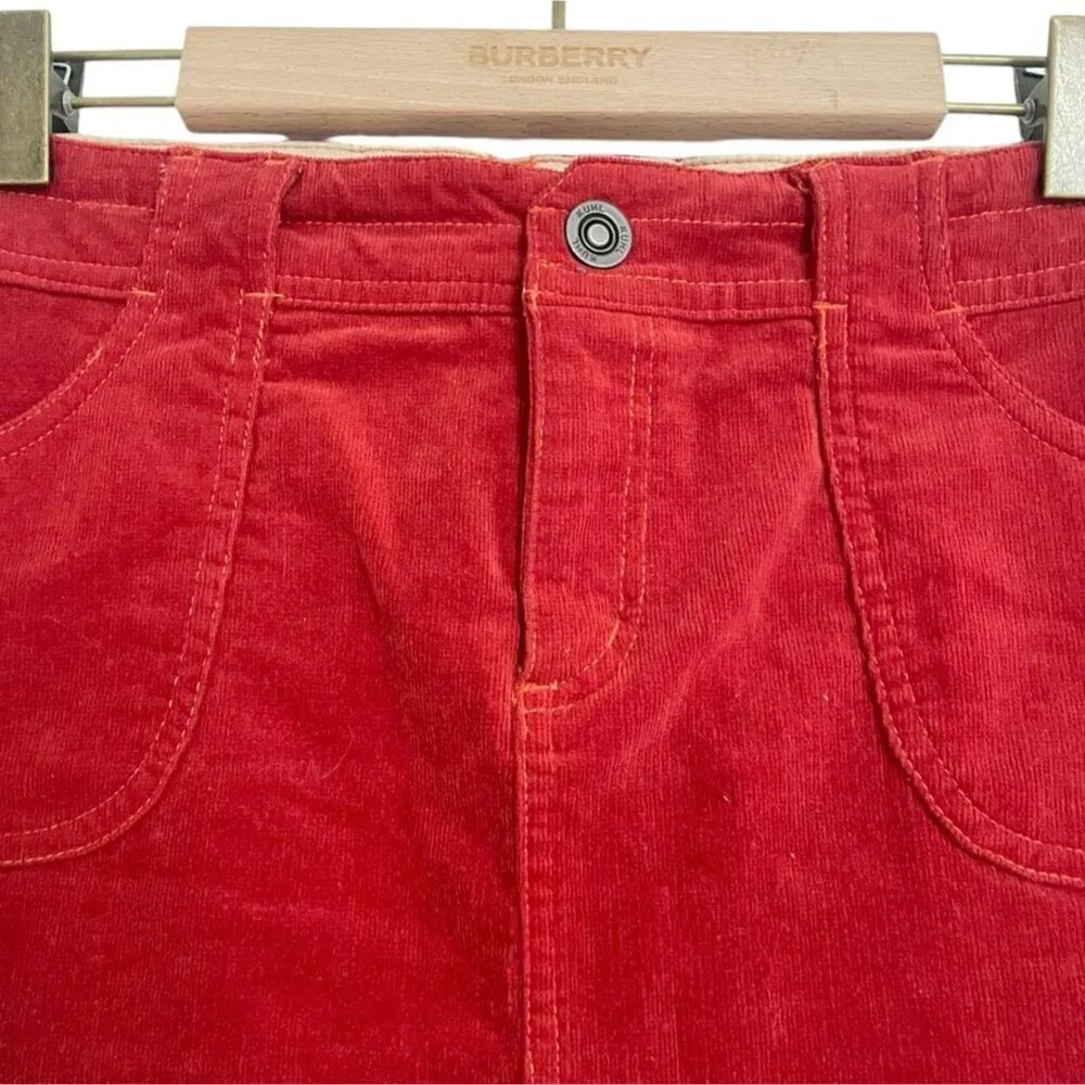 KUHL Size 4 Corduroy Skirt Red Mini - Image 2