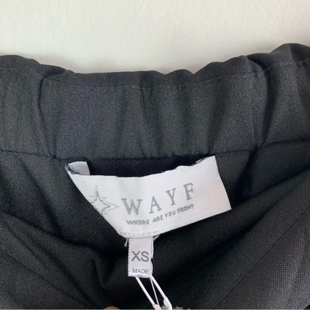 WAYF  Black Strapless Jumpsuit XS NWT $145 - Image 7