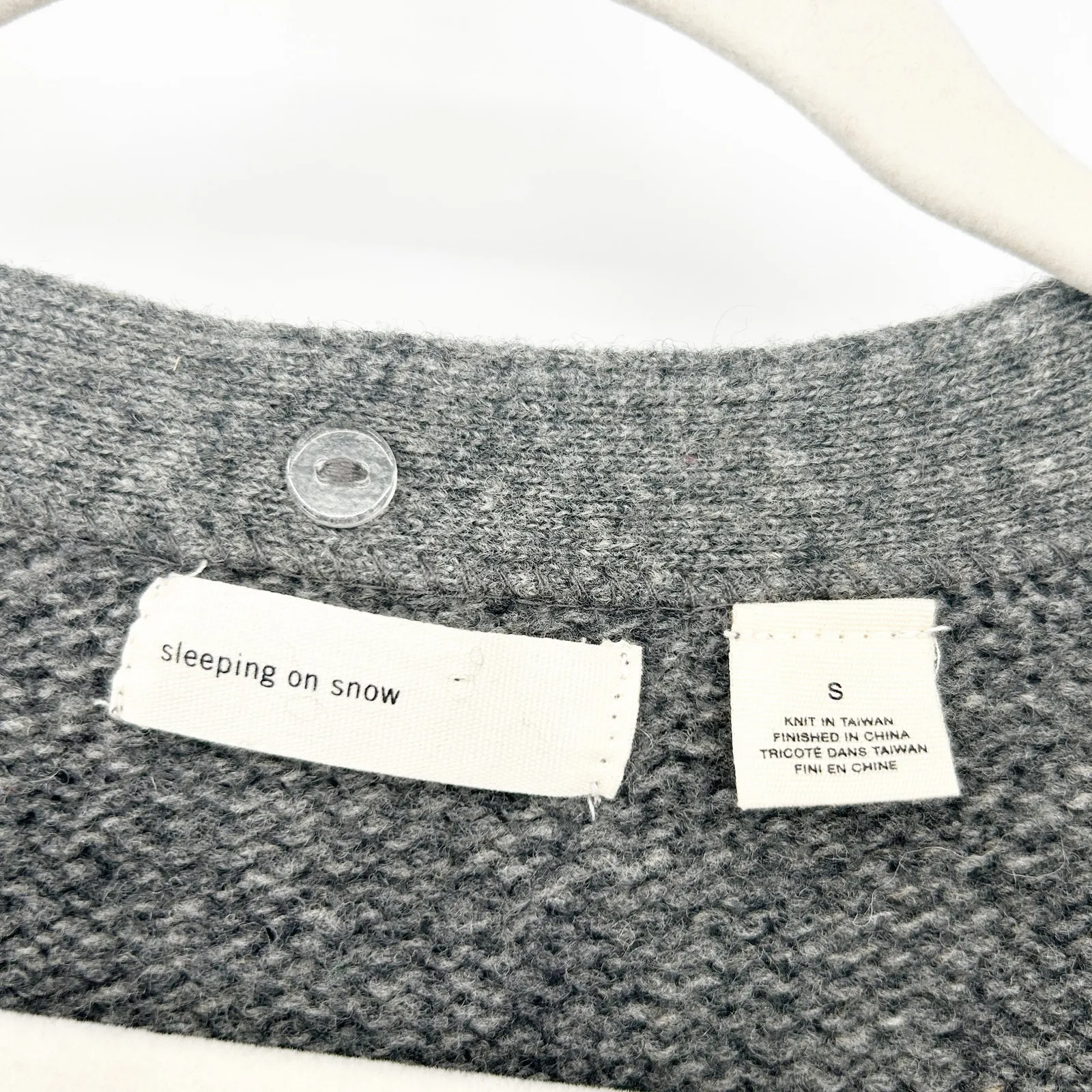 Anthropologie Sleeping On Snow Womens Corby Lodge‎ Knit Wool Blend Cardigan S - Image 4