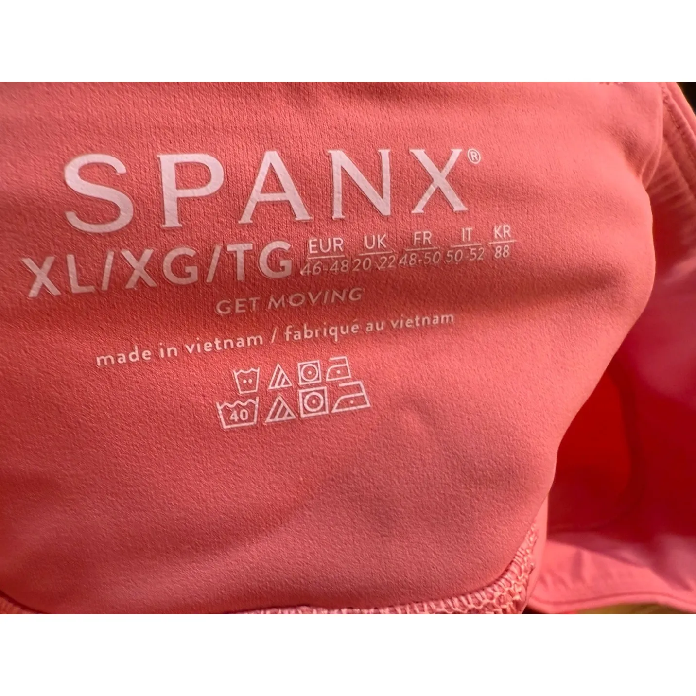 Spanx Skort Women X-Large Pink Get Moving Athletic Running Tennis Lined Pocket - Image 8