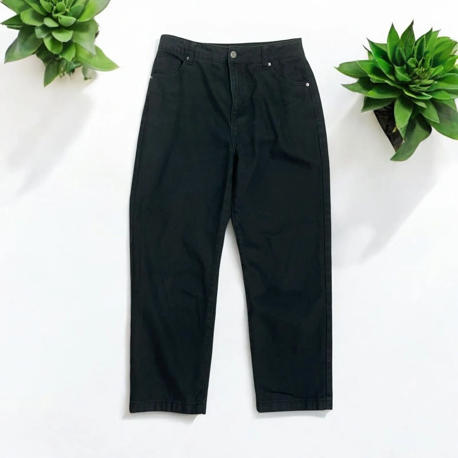 Mod Ref Tessa Straight Leg Jeans in Black - Image 4