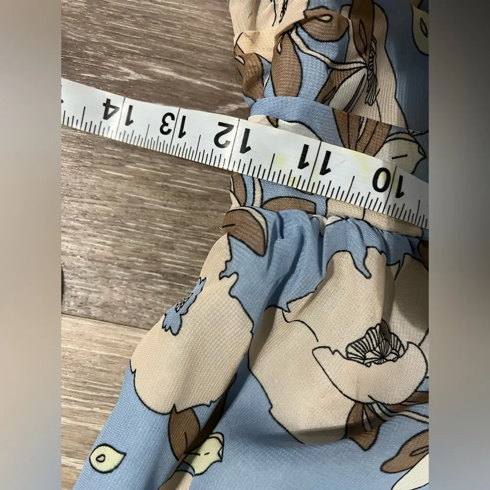 ASTR The Label One Sleeve Tulip Skirt Floral Mini Dress Size XS - Image 11