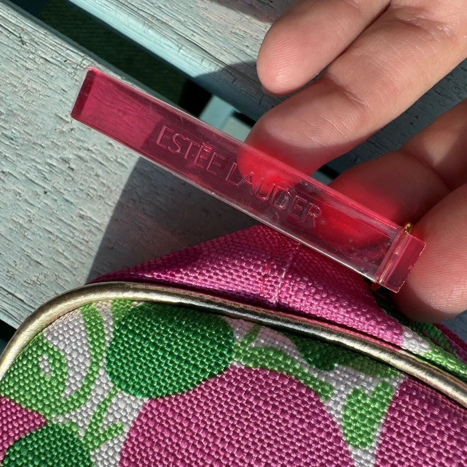 Lilly Pulitzer For Estee Lauder makeup case 9 in long 5 in tall NWOT Floral - Image 6