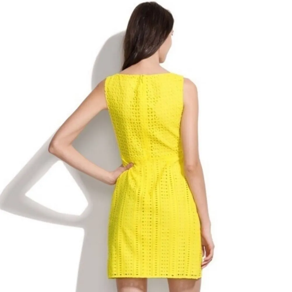 Madewell Yellow Trail Eyelet Shift Dress 2 - Image 2