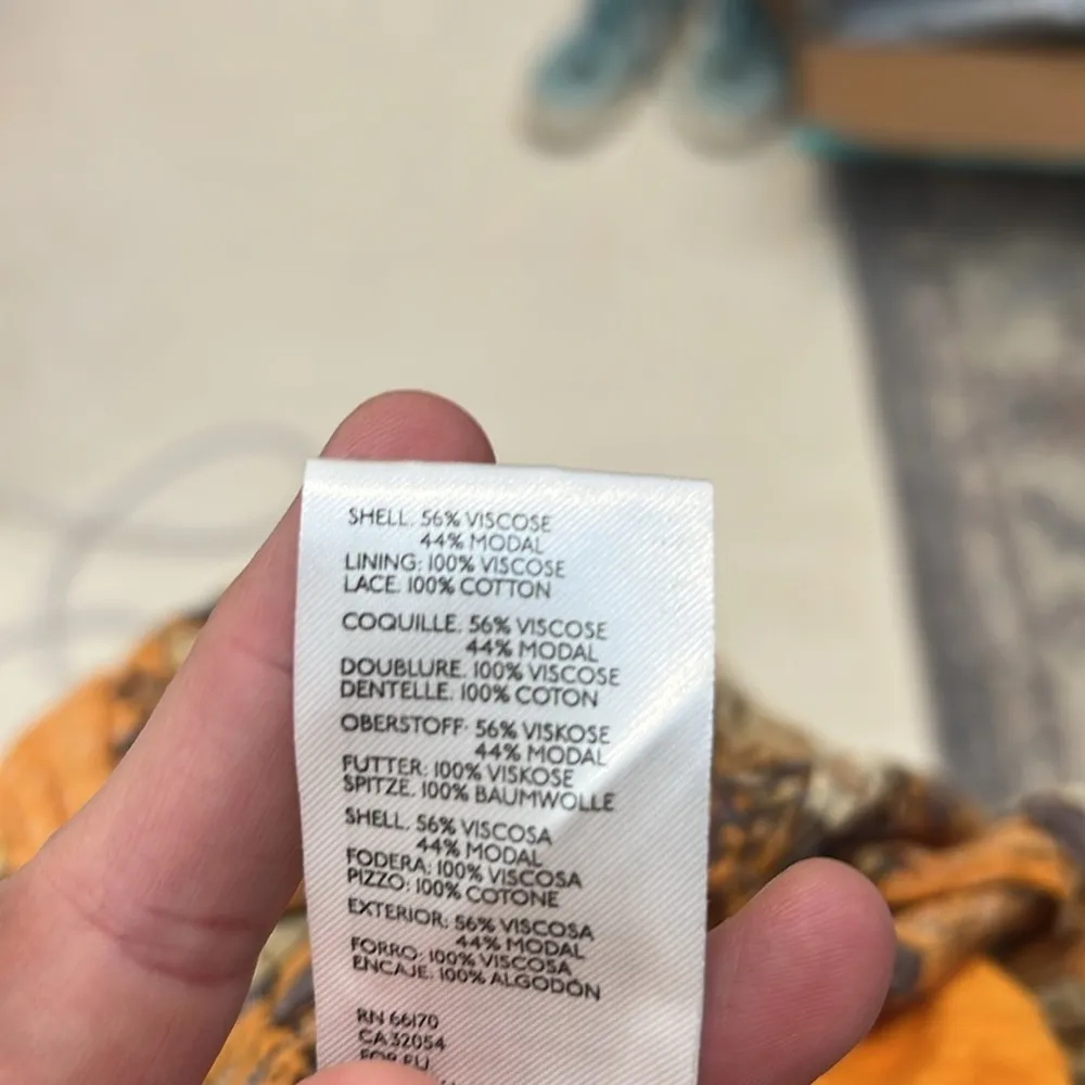 Orange Sleeveless Spaghetti Strap Mini Sundress size medium. - Image 9