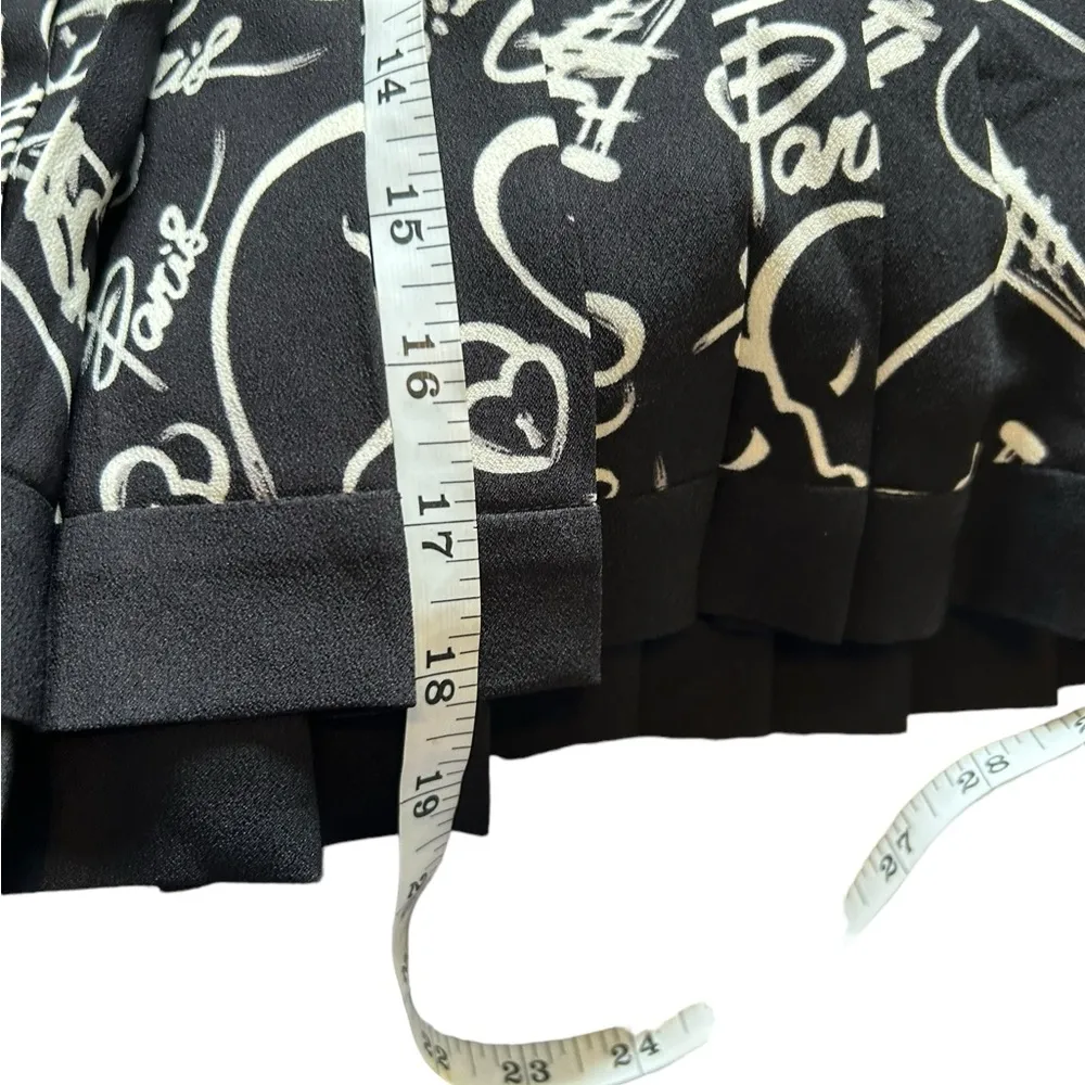 Catherine Malandrino for Design Nation Ivory/Black Paris Skirt size 4 - Image 5