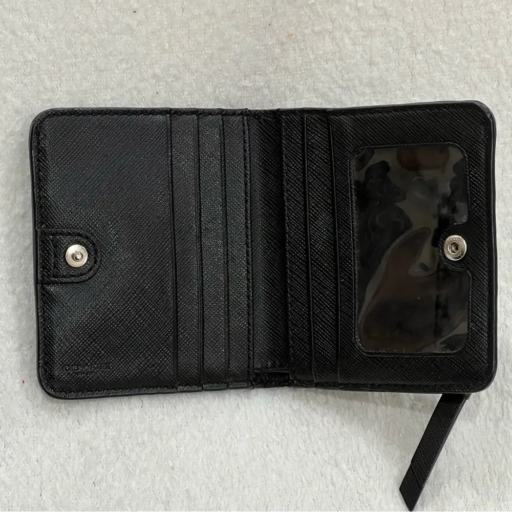 Coach Black Darcy Bow Small Wallet F51671 - Image 5