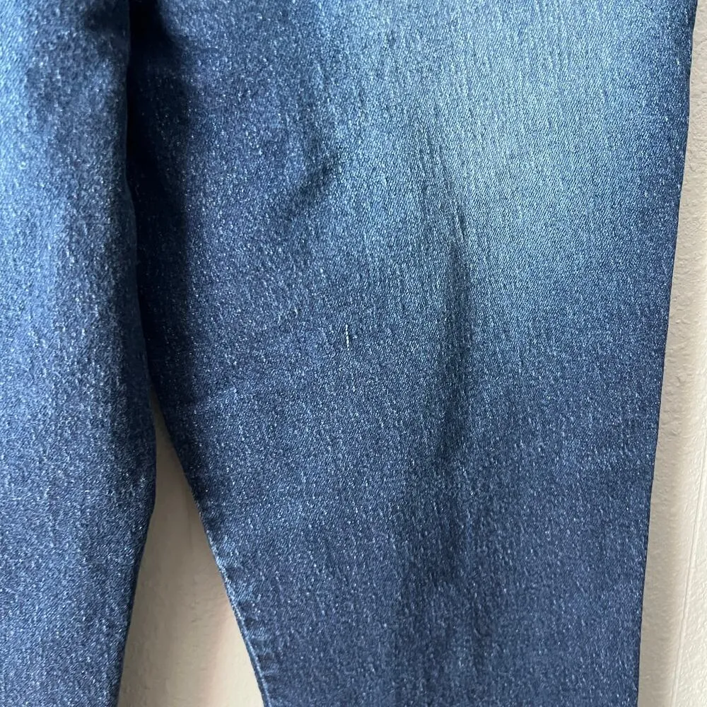 Vintage Faded Glory Jeans Womens 14 Cotton Stretch Y2K Retro Washed High Rise - Image 8