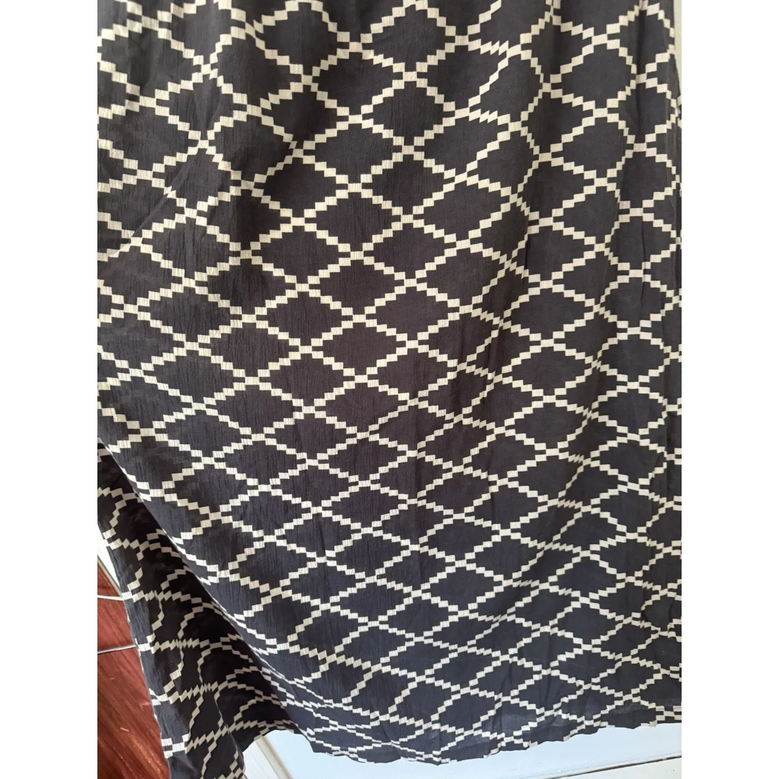 Anthropologie Mermaid Strapless Gray Beach Maxi Dress Smocked Size XS - Image 5