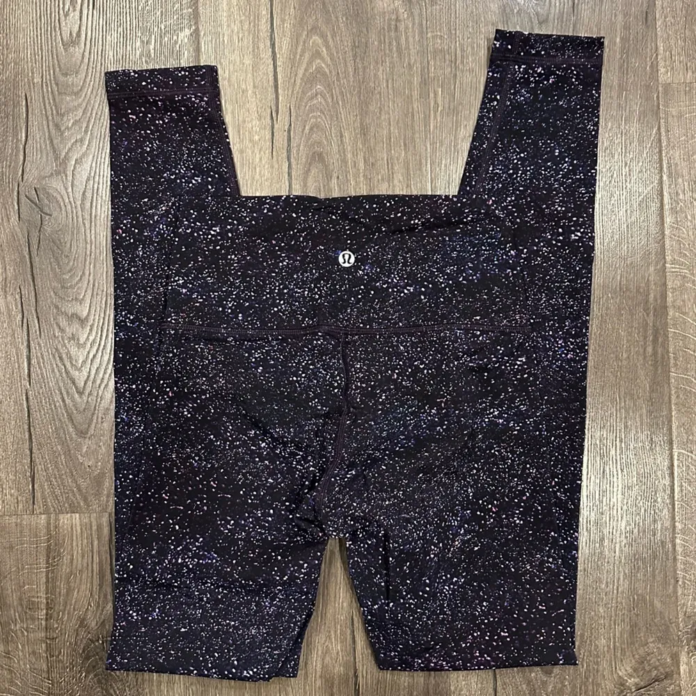 Lululemon Wunder Under Hi-Rise Tight 28" Crystalline Multi Galaxy Print Sz 4 - Image 6