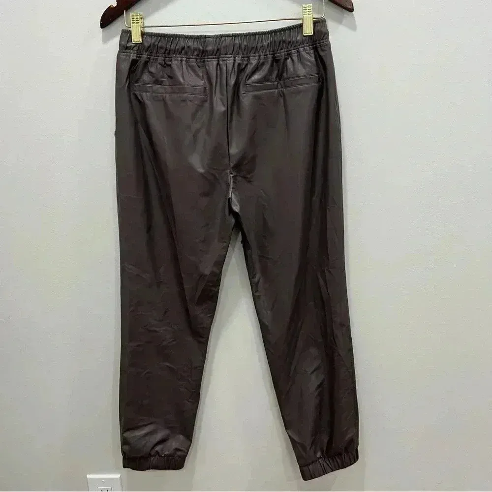 The Reset R | Label • Vegan Leather Joggers size s Brown - Image 5