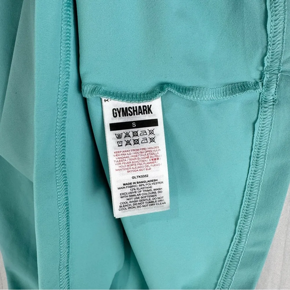 Gymshark We Do Gym Training Teal Blue Racer Back Athletic Tank Top Women's Small - Image 4