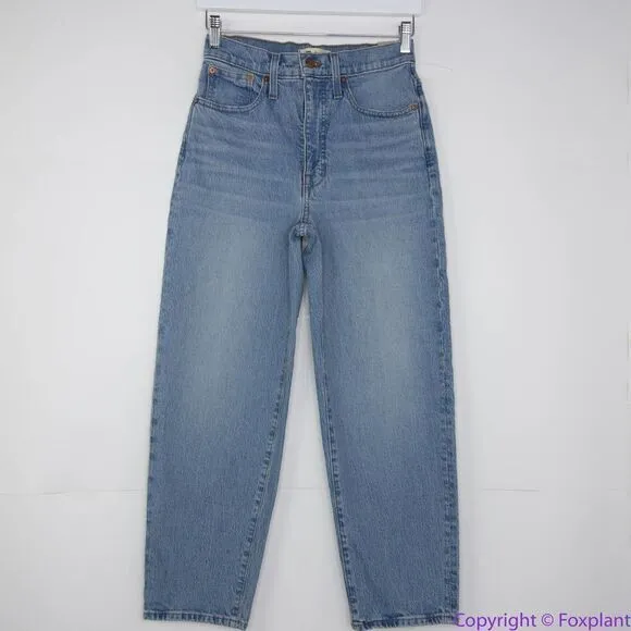 NEW Madewell USA-made Balloon Jeans in‎ Whistler Wash, 25 - Image 4