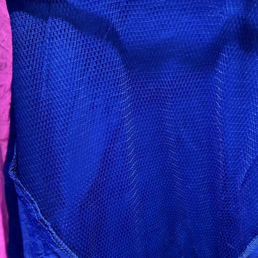 Reebok Vintage Blue Pullover Windbreaker Size Medium - Image 9