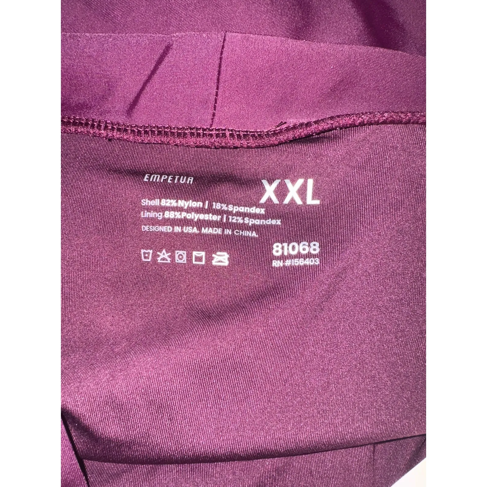 Brand New Empetua Women's Size 2XL XXL High Waisted Control Bikini Bottom Purple - Image 9