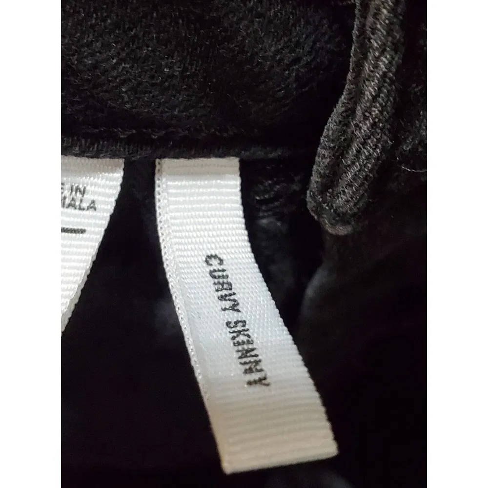 Loft Women's Black Denim Cotton Button Front Skinny Fit Casual Jeans Pant 28 - Image 10