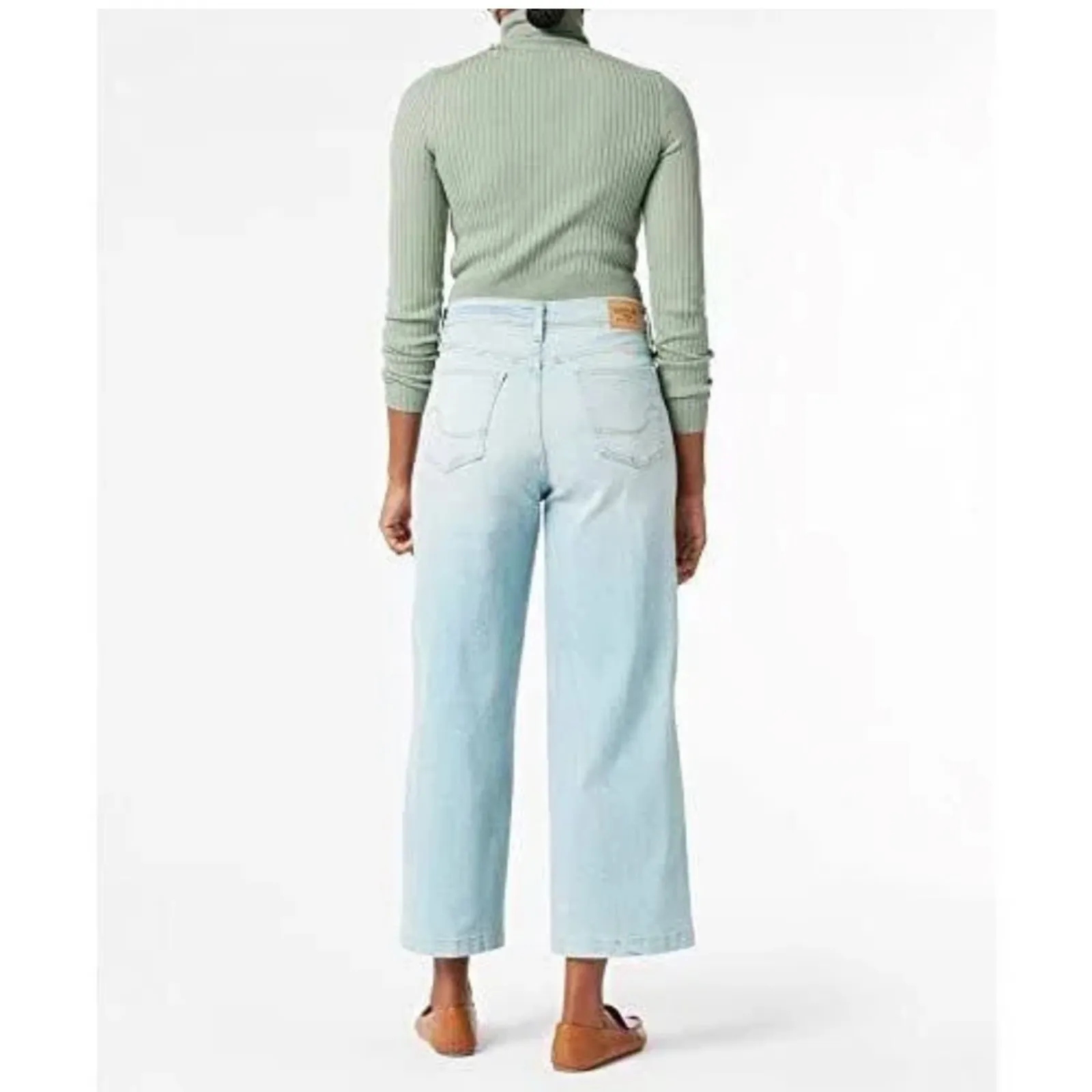 Levi's Denim Jeans 20 Wide Leg Crop Plus Size High-Rise Levi Strauss Heritage - Image 2