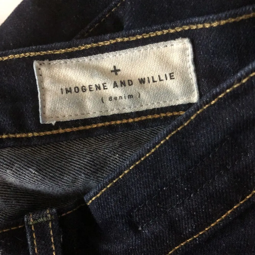 IMOGENE AND WILLIE Josette Dark Wash Skinny Jeans Size 24 Blue - Image 6