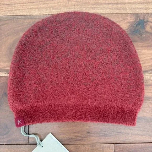 Barefoot Dreams CozyChic Lite Confetti‎ Beanie Hat Womens OS Red Knit Winter Cap - Image 2