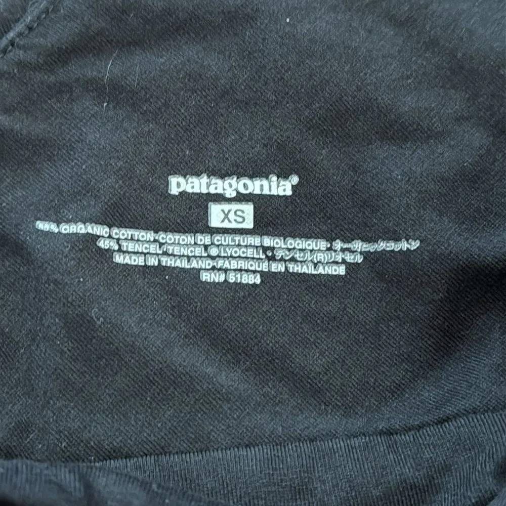 Patagonia Womens Cotton Kamala Sleeveless Jersey Knit V Neck Twist Dress size XS - Image 7