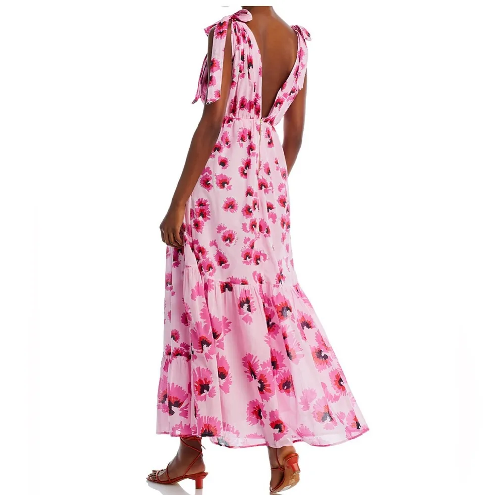 Banjanan Cosmos Maxi Dress, Floral Mix Cotton Voile New w/Tag Size XL - Image 4