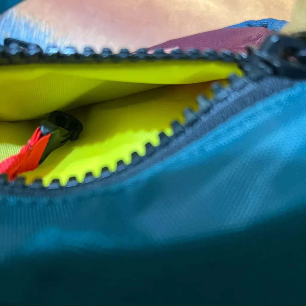 Topo Designs Mini Shoulder Bag Zinfandel Botanic Green adjustable strap - Image 7