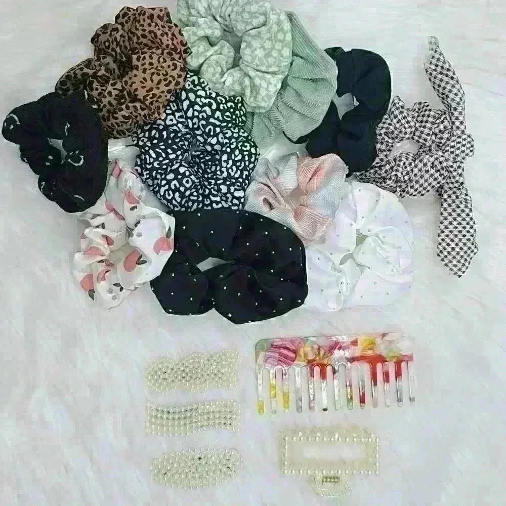 Hair Accessories Bundle w/ Star makeup case & Comb Bundle 7 - Image 6