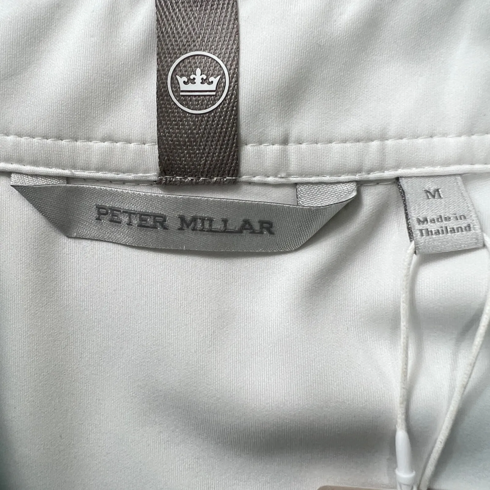 Peter Millar Merge Elite Quilted Jacket Women's M Blue White Zip Front Stretch - Image 5