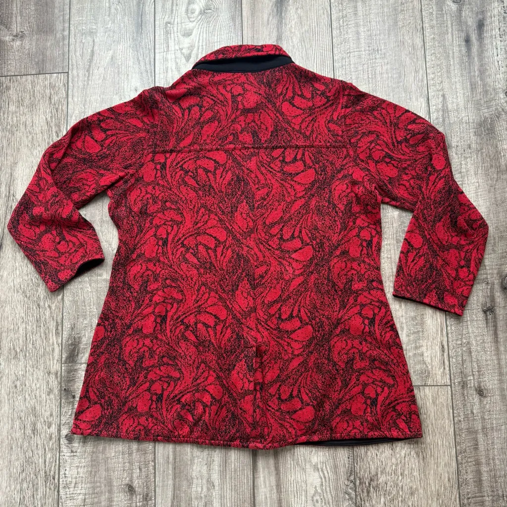 NWT Reversible Red and Black Patterned Jacket - Image 3