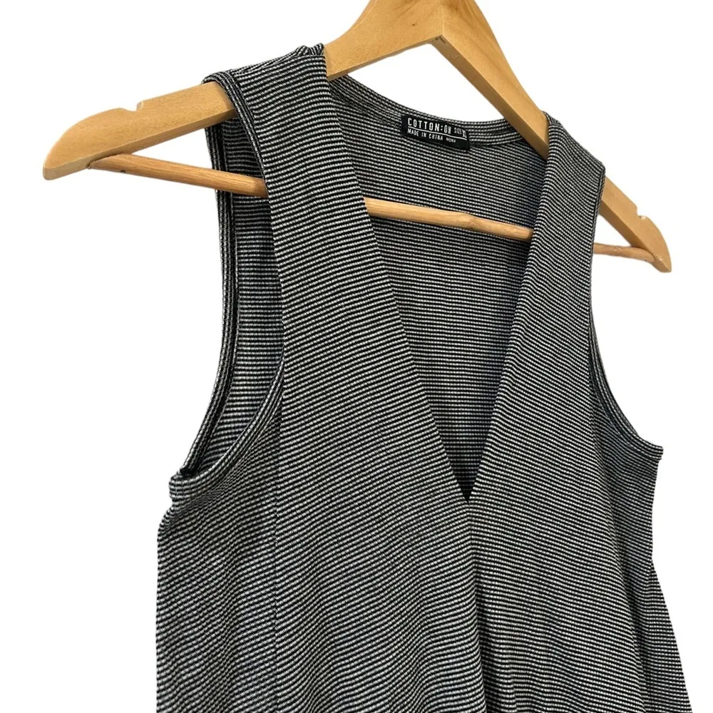 COTTON On Women’s Tank Asymmetrical Tank Top Blouse, V-neck, Size XS - Image 4
