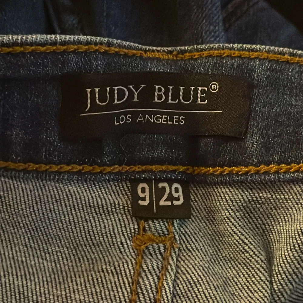 Judy Blue Bristol Jeans Womens 9/29 Blue Medium Wash Denim Skinny Fit JB82106MD‎ - Image 8
