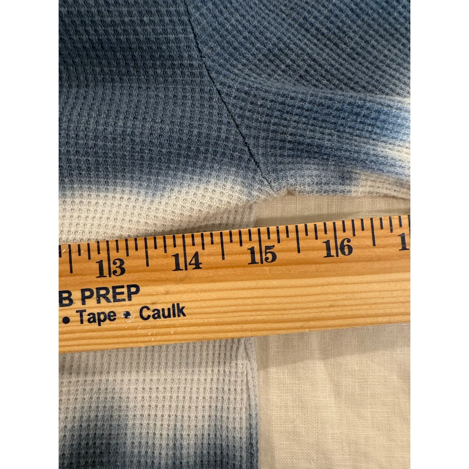 Free People Ocean Dip Tie Dye Thermal Long Sleeve Top Blue Women's Size Small - Image 11