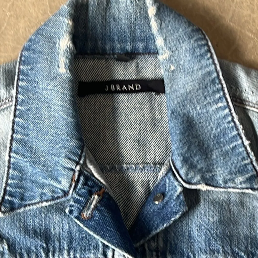 J Brand Deena Released Hem Jean Jacket C31 - Image 9