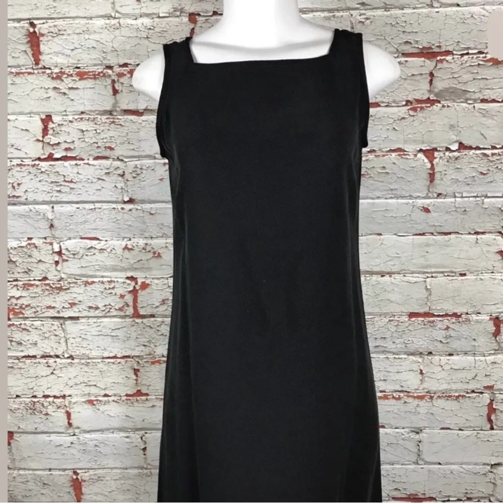 Eileen Fisher Dress Size Small 100% Silk Black Maxi
Sleeveless Casual Career - Image 2