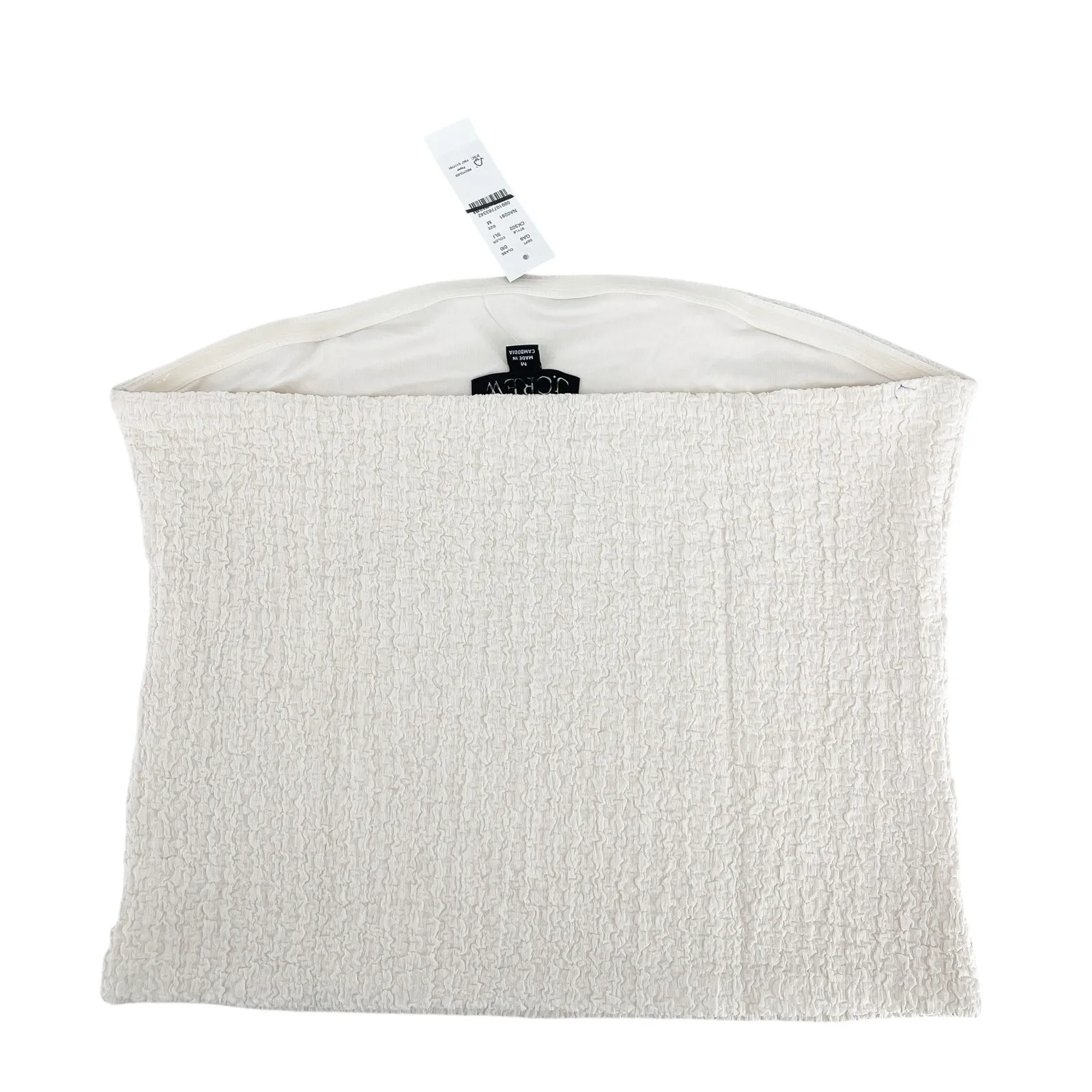 J.Crew Bubble knit tube top Summer Linen Size Medium NWT coastal cowgirl - Image 4