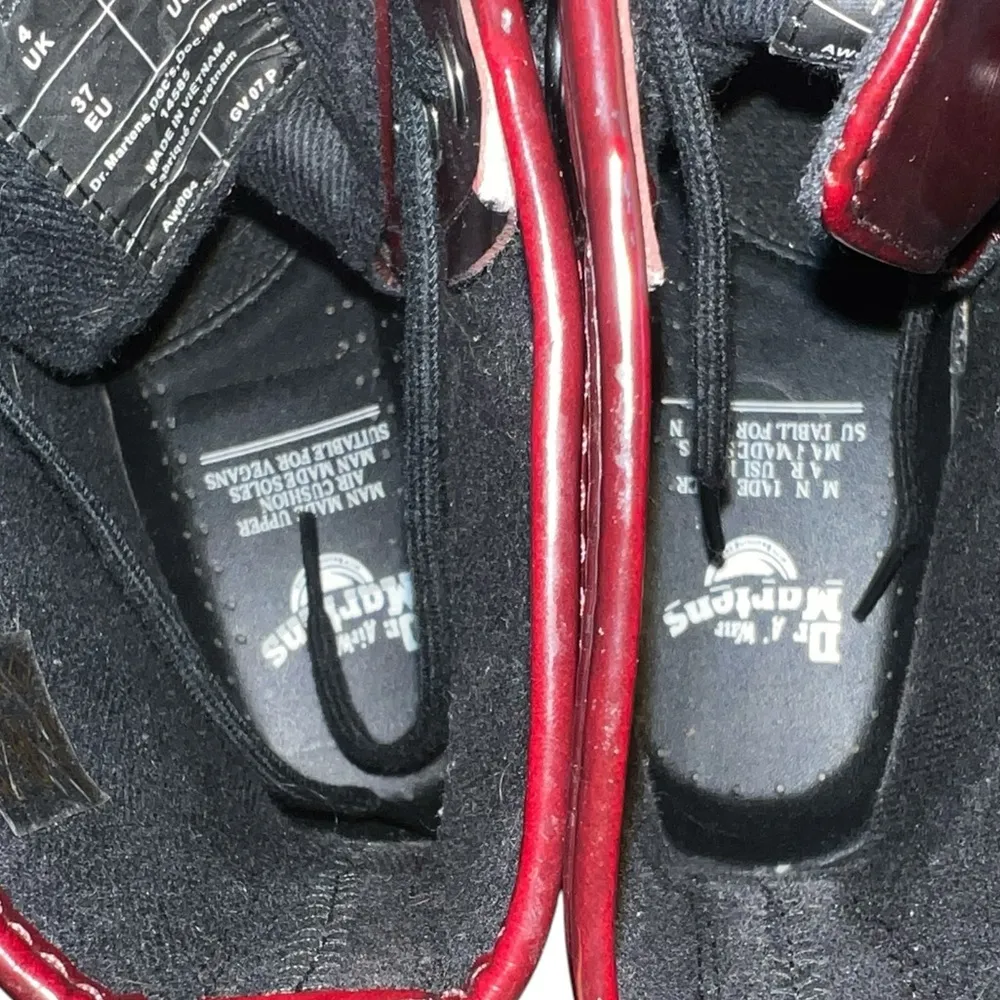 Dr Martens 1460 14585 Cherry Red Vegan Leather Ankle Boots Women’s US 6 - Image 15