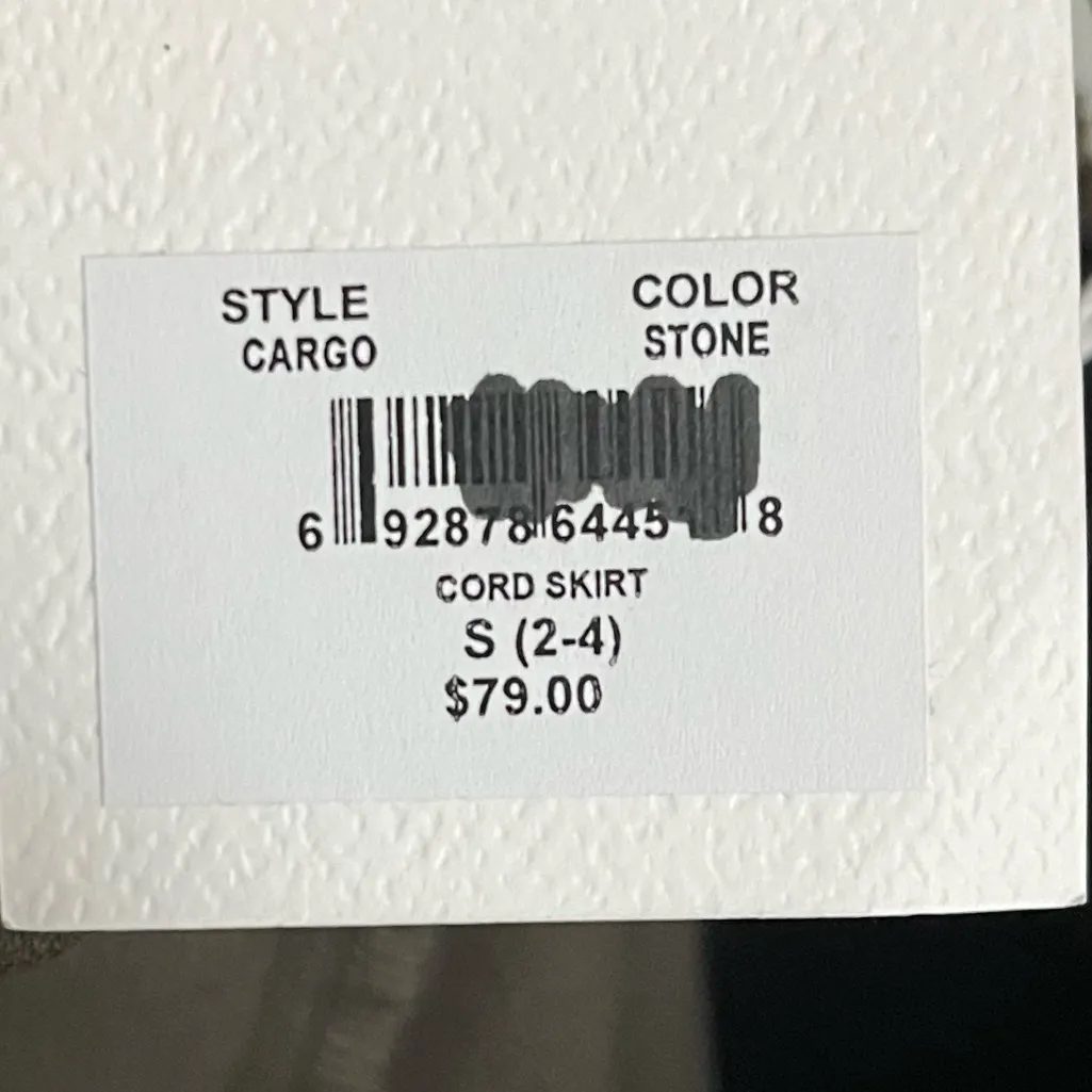 La Relaxed • Corduroy Cargo Brown Women's Skirt - Image 4