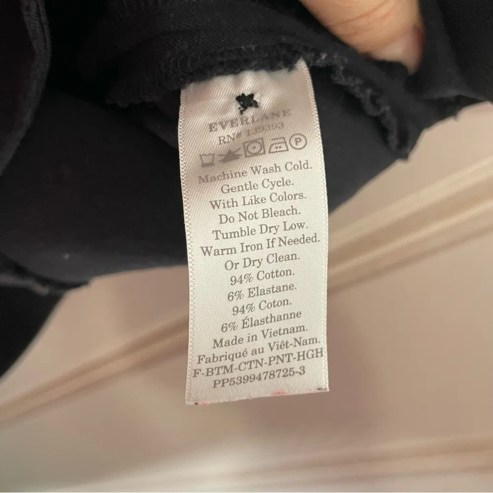 Everlane The Curvy Side-Zip Stretch Cotton Pant 565 - Image 7