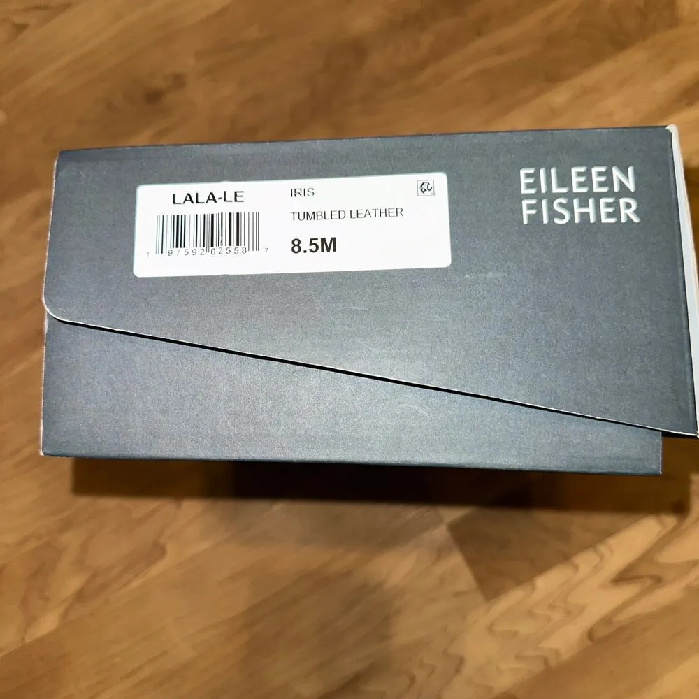 Eileen Fisher Lala Espadrille Flats Navy Size 8.5 Brand New In‎ Box - Image 5