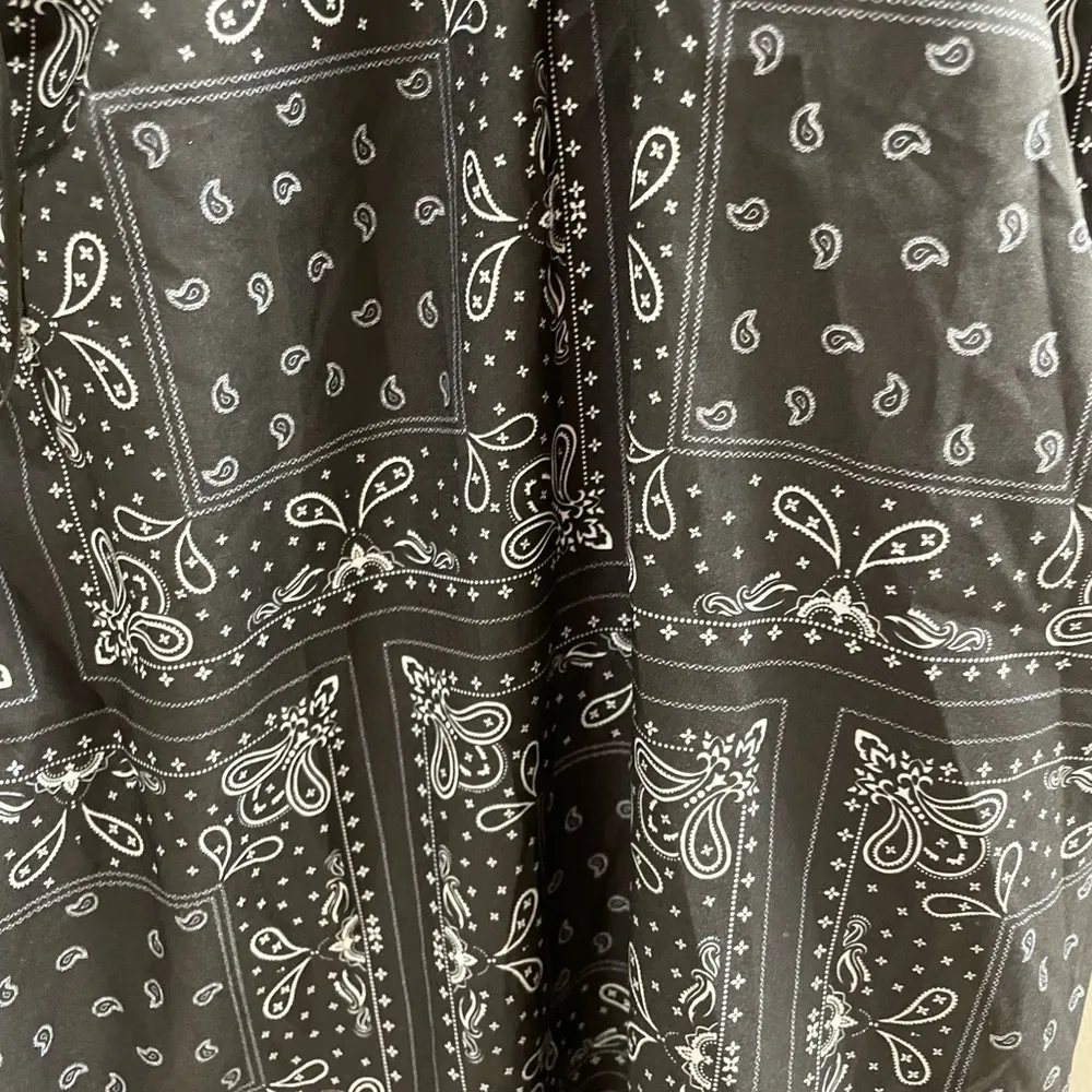 Elodie Women's Medium Paisley Black Halter Mini Dress Back New With Tags - Image 7