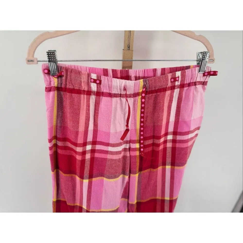 Victorias Secret PINK Vintage Pajama Lounge Pants Size Small Y2K Plaid - Image 5